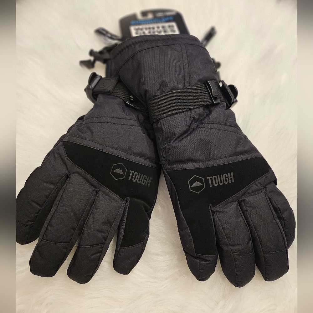 TOUGH OUTDOORS Black Snow Winter Gloves For Mens And Womens Size Xl